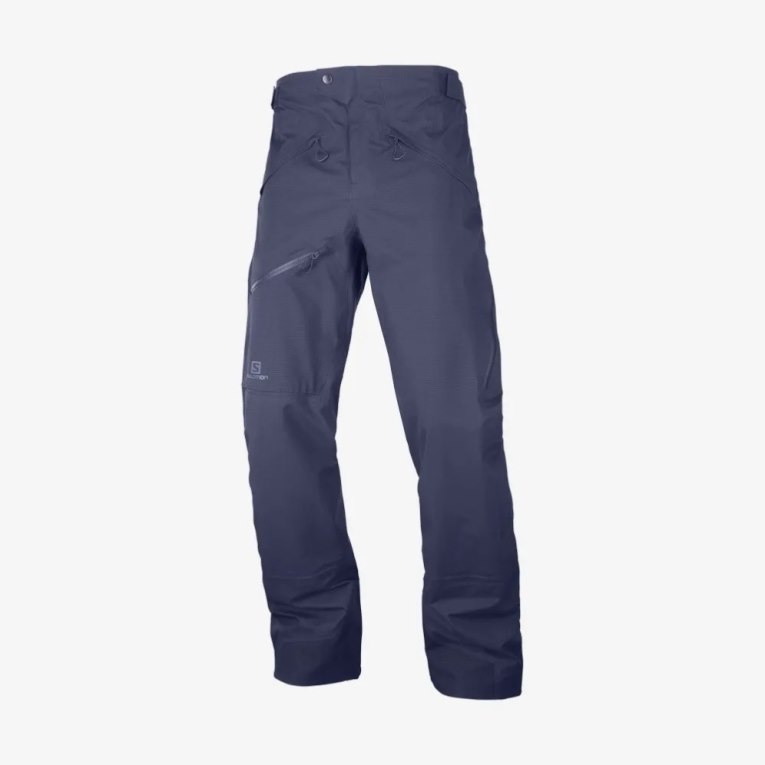 Navy Salomon Outpeak GTX 3L Men's Ski Pants | IE SU3457